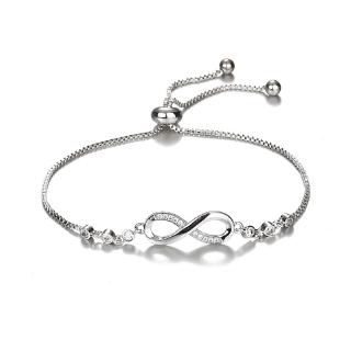 Lovely Stone Plated Silver Bracelet