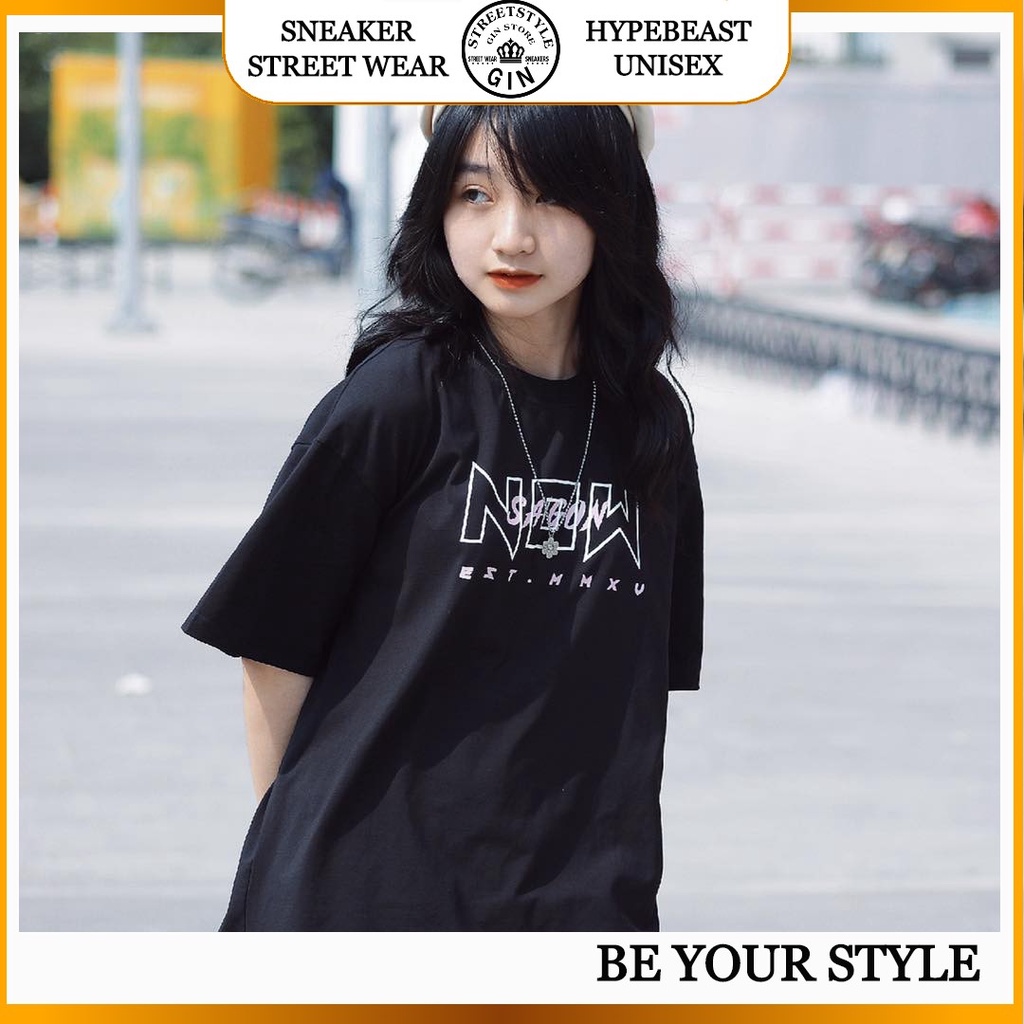Áo thun NOW sài gòn I&O TEE Local brand Full tag Nam nữ - Gin Store