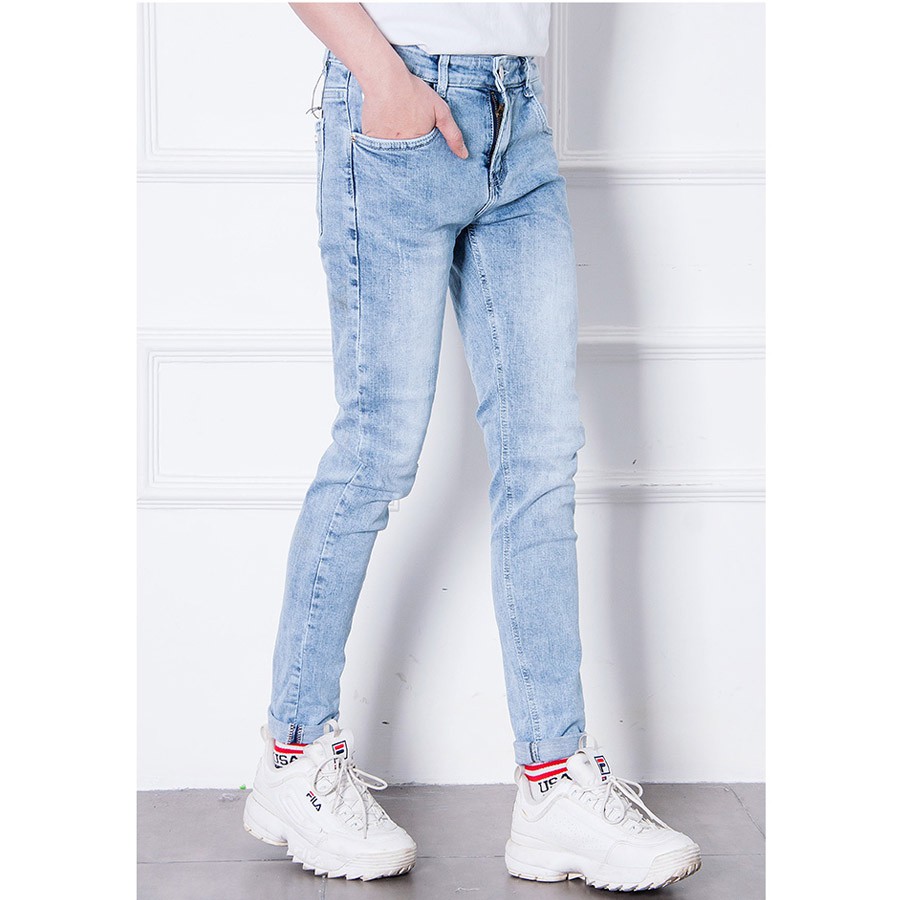 Quần Jeans Nam Màu Xám Quần Bò Nam Phong Cách Hàn Quốc | BigBuy360 - bigbuy360.vn