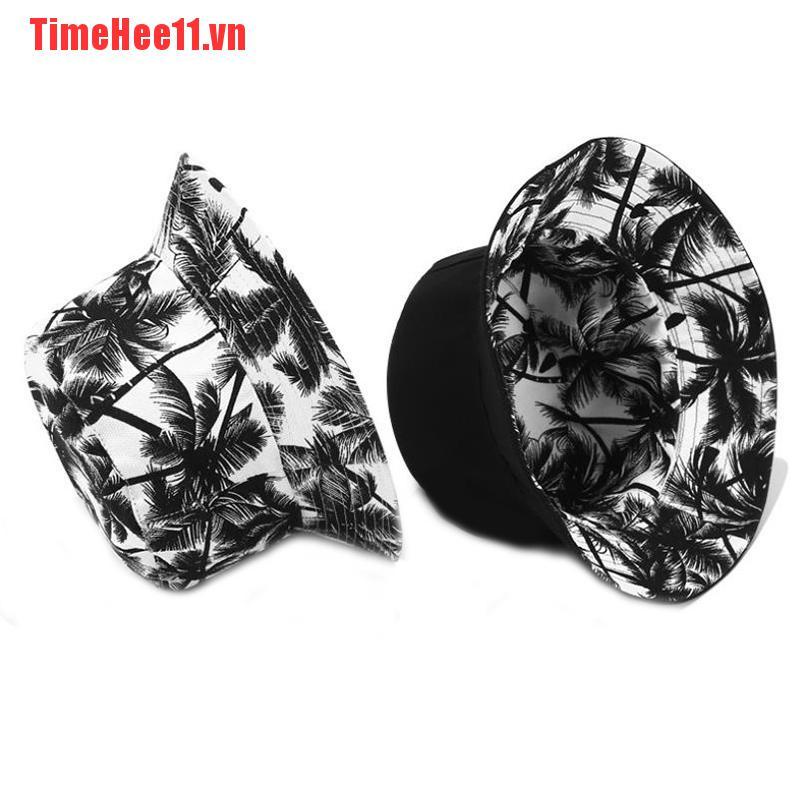 【TimeHee11】Two Side Bucket Hat For Men Women Hip Hop Fisherman Hat Adult Summ