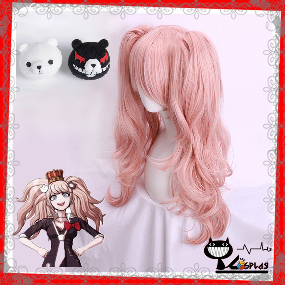 Wig/tóc giả Monokuma/Junko/Chiaki/Nagito/Touko/Mikan/Maki/Naegi/Hajime/Kirigiri - Danganronpa
