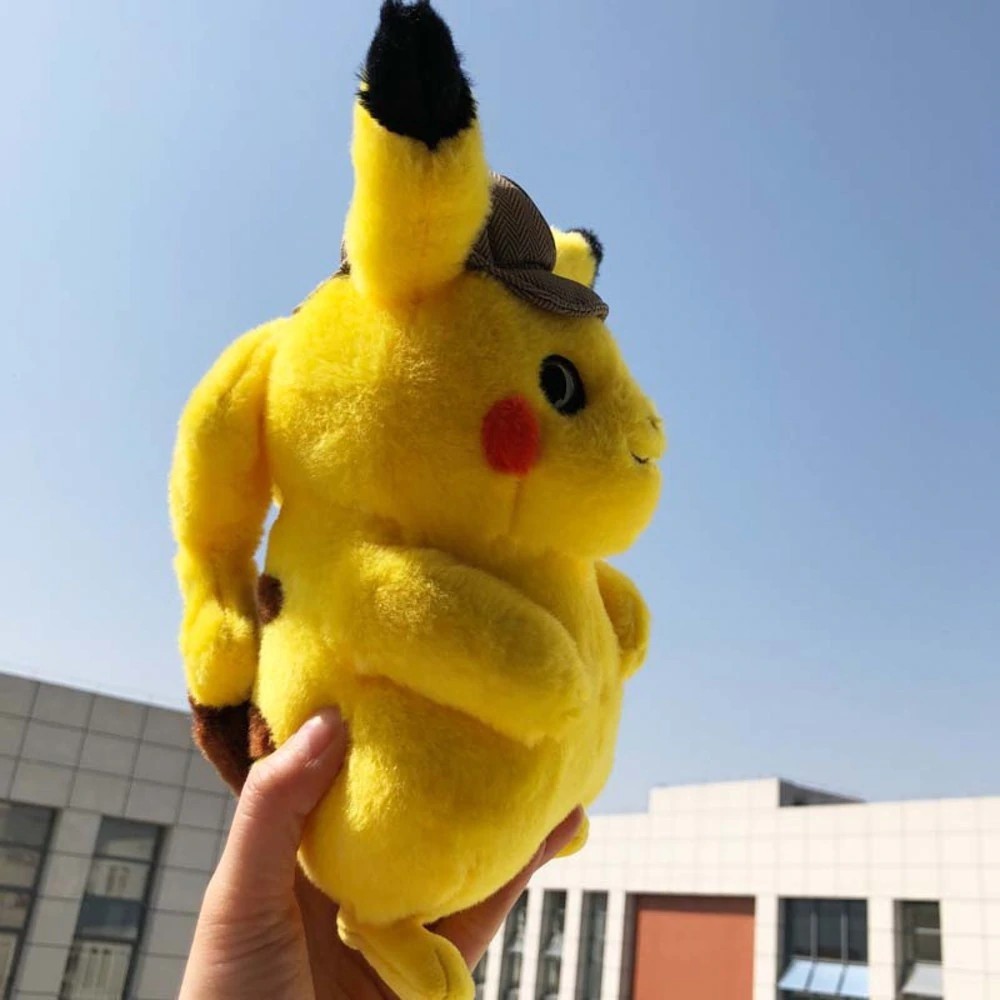 Thú Nhồi Bông Hình Thám Tử Pikachu Dễ Thương Thời Trang 2019