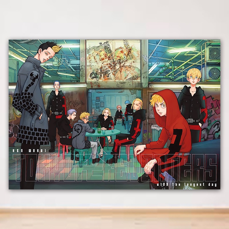 Tranh Dán Tường Áp Phích Anime Tokyo Revengers Decal Poster Trang Trí Phòng Ngủ Phòng Làm Việc Khổ A3