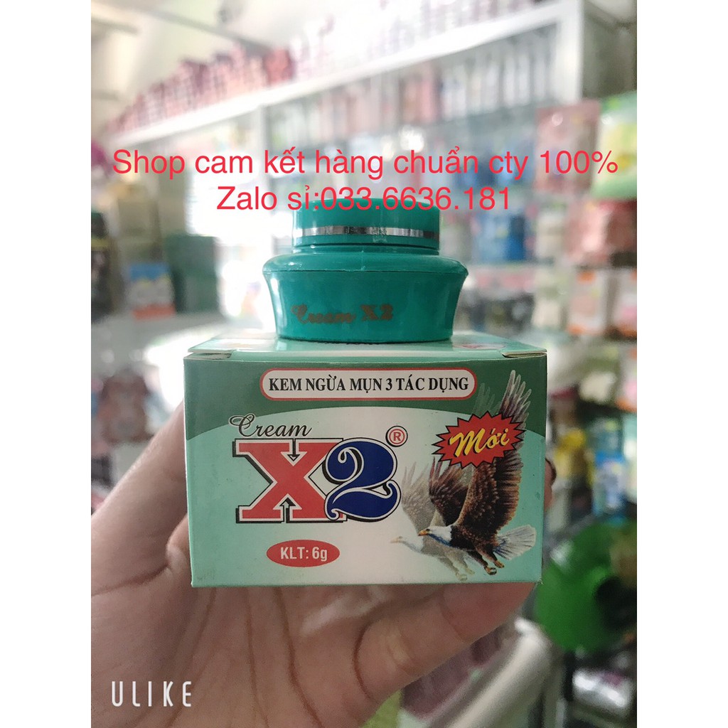 kem X2 mụn 3 tác dụng 6g [ chuẩn hàng cty 100%]