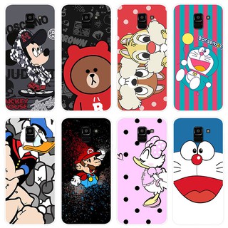 Samsung Galaxy J6 2018 Case Silicone TPU Back Cover Samsung J 6 2018 Galaxy J 62018 Cartoon Soft Phone Casing