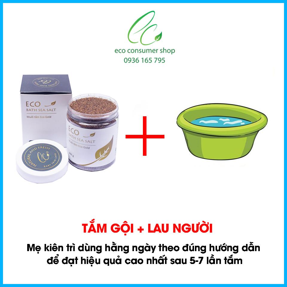 Combo mua 2 tặng 1 Muối Tắm Bé Eco 400gr