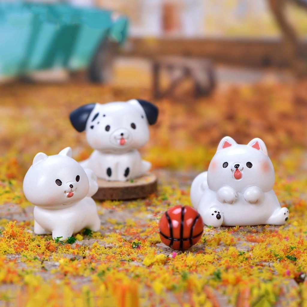 Đồ trang trí Chú Chó Mini Trang Trí Sân Vườn