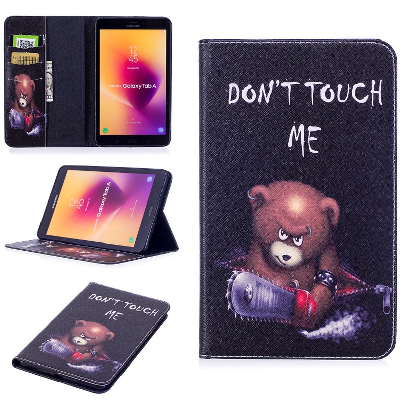 Bao Da Máy Tính Bảng Mềm Họa Tiết Hoa Đào Hoạt Hình Cho samsung galaxy tab a  8.0 sm-t380 / t385 Ốp