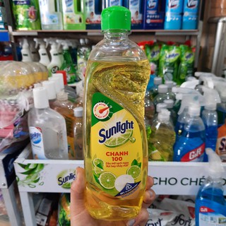 Nước rửa chén Sunlight Chanh chai 400g