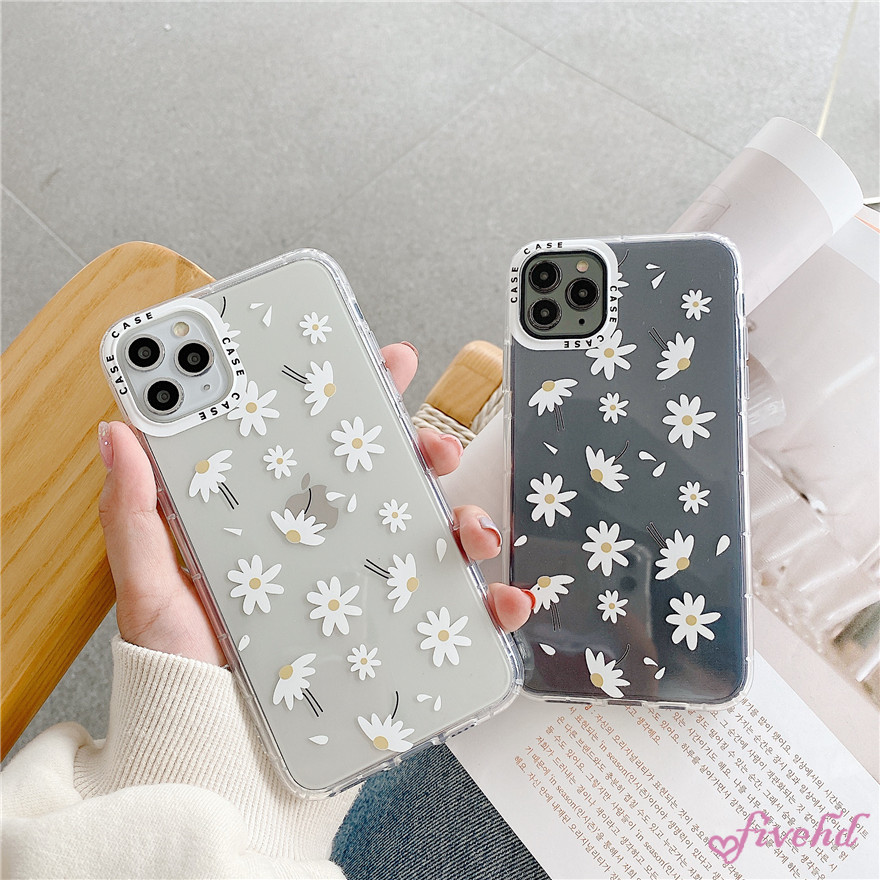 🌈Ready Stock🎁 Ốp điện thoại silicon mềm trong suốt chống trầy in hình hoa cúc cho Samsung A02s A42 A12 A21s A71 A51 A70 A50 A30 A20 J7 Prime | BigBuy360 - bigbuy360.vn