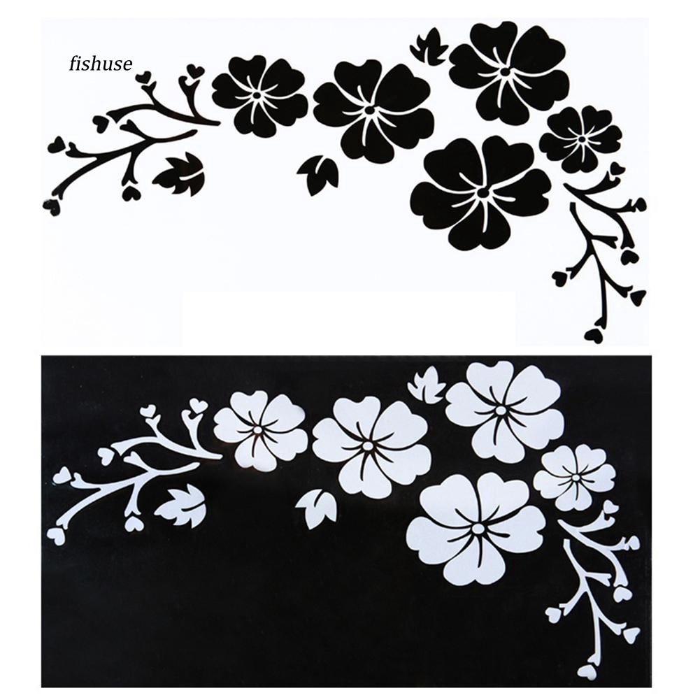 Decal dán trang trí hình hoa đào cho xe hơi