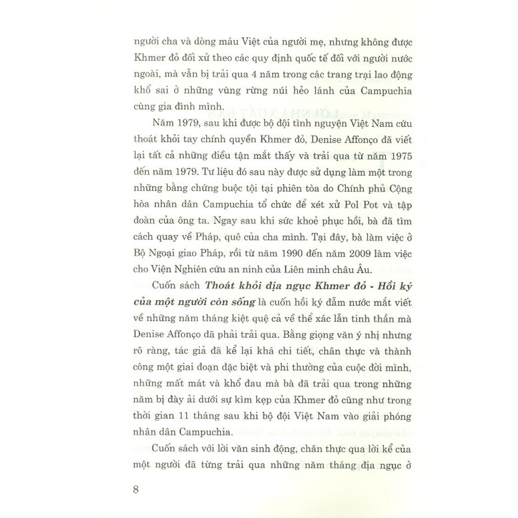 Sách - Thoát Khỏi Địa Ngục Khmer Đỏ - Hồi Ký Của Một Người Còn Sống