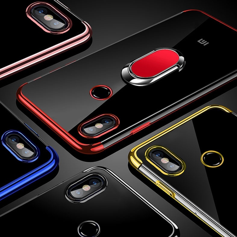 Ốp Lưng Điện Thoại Thời Trang + Nhẫn Giữ Dành Cho Oppo Realme 5 5pro C3 3pro 6 6pro Realme X K3 Q Xt X2 K5