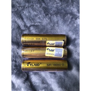 Pin sạc CYLAID vàng 18650 Chính Hãng 3100Mah 60A ( giá 1 viên )
