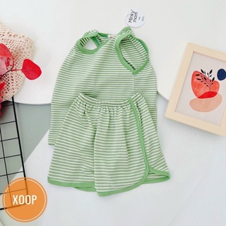 Bộ ba lỗ sọc hàng MINKYMOM