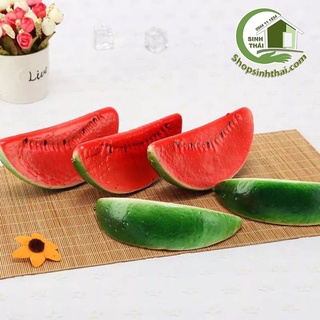 Miếng dưa hấu giả - trái cây của quả giả cao cấp
