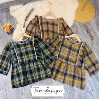 Áo babydoll kẻ