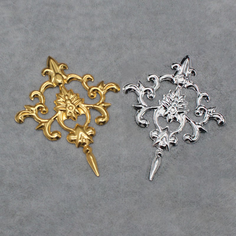 [Nguyên liệu làm trâm] 1 phiến họa tiết làm vương miện Lolita 99*77mm