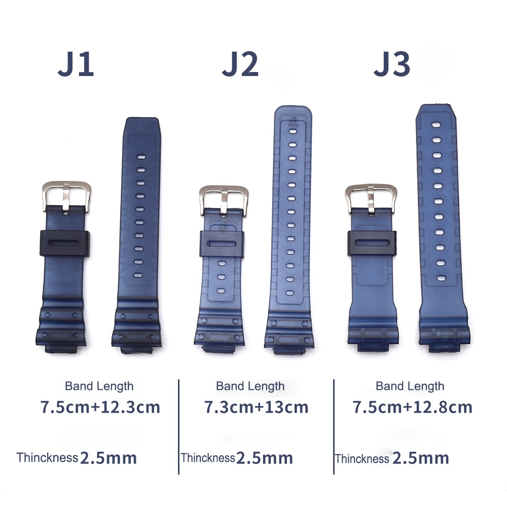 Dây Đeo Thay Thế Bằng Cao Su Mềm Chống Thấm Nước Cho Đồng Hồ Casio G-shock 5600 9052 6900 Series 16mm