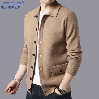 Áo Khoác Len Cổ Bẻ Phong Cách Hàn Quốc Cho Nam