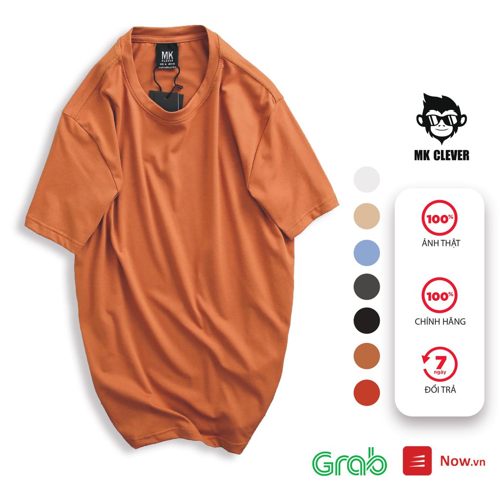 Áo thun trơn MK Clever chất cotton co dãn 4 chiều thấm hút mồ hôi - Form slimfit ôm gọn ATTMK108