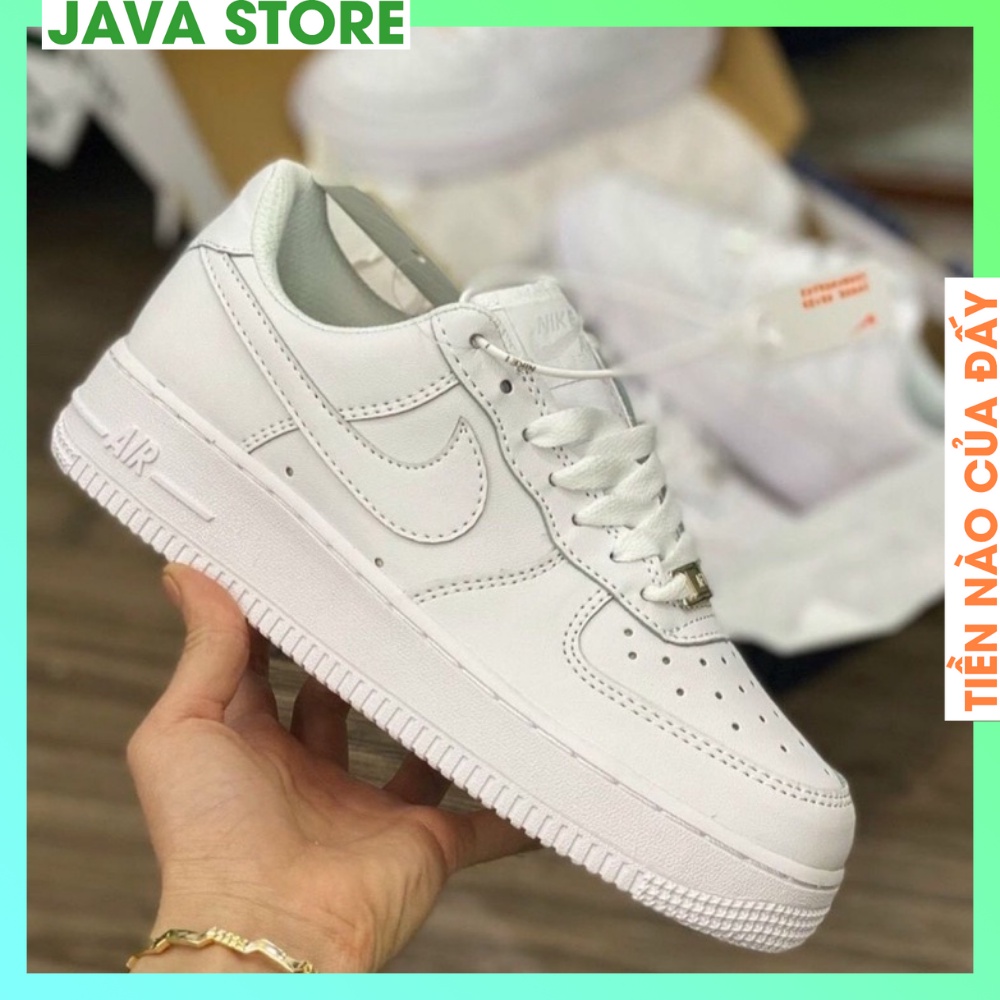 Giày_NIKE trắng nam nữ, giày air force 1, Giày AF1 trắng thời trang nam nữ full box