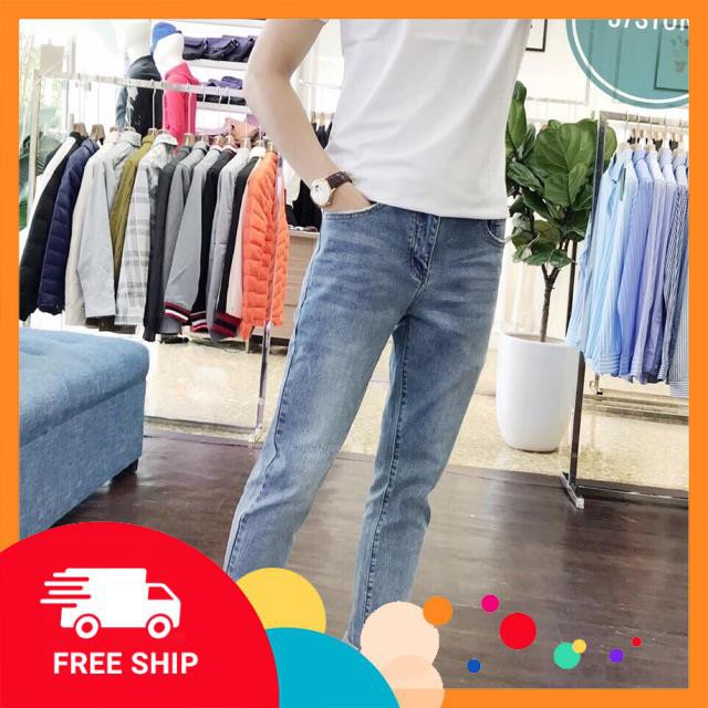 Quần Jean Nam Cao Cấp VNXK Chất Vải Co Dãn