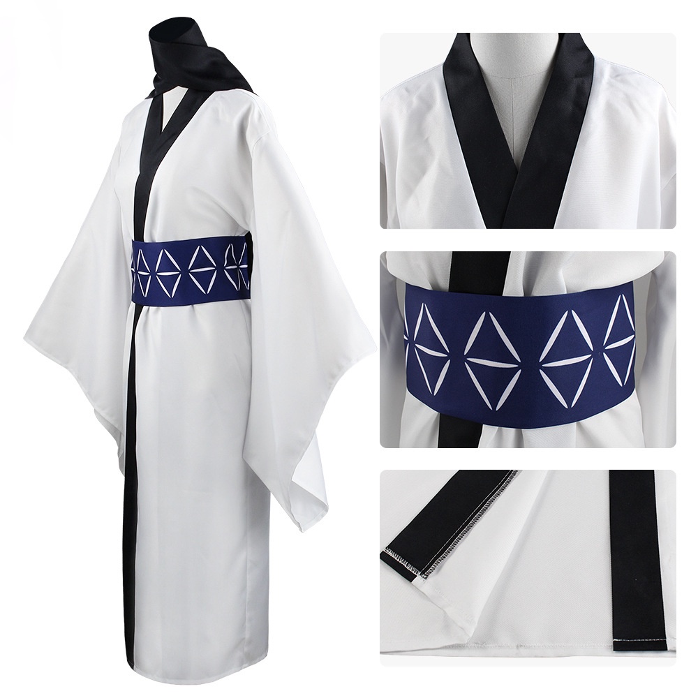 Trang phục kimono/ tóc giả hóa trang Jujutsu Kaisen Ryomen Sukuna phong cách Nhật cho nam nữ dịp Halloween