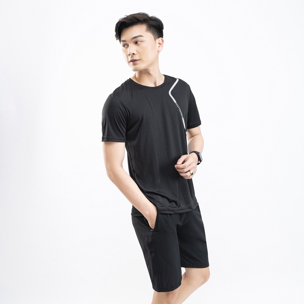 Bộ quần áo đùi DINO SPORTS quần áo nam thể thao chất thun lạnh co giãn, thoáng mát, năng động