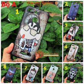 ỐP lưng Xiaomi Redmi 6 dẻo in 3D nổi (HÌNH BẤT KÌ)