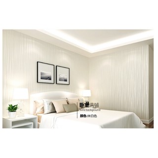 DECAL 1M PVC giấy dán tường khổ 45cm (có sẵn keo dán) – SỌC TRẮNG SÁNG CHÂU ÂU DT144