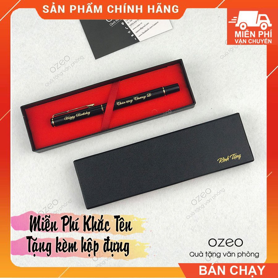 [Tặng Hộp Giấy, Free Khắc Tên ]_Bút Ký Kim Loại Cao Cấp BK081 Làm Quà Tặng Sinh Nhật , Đối Tác, Bạn Bè Ý Nghĩa_Ozeo