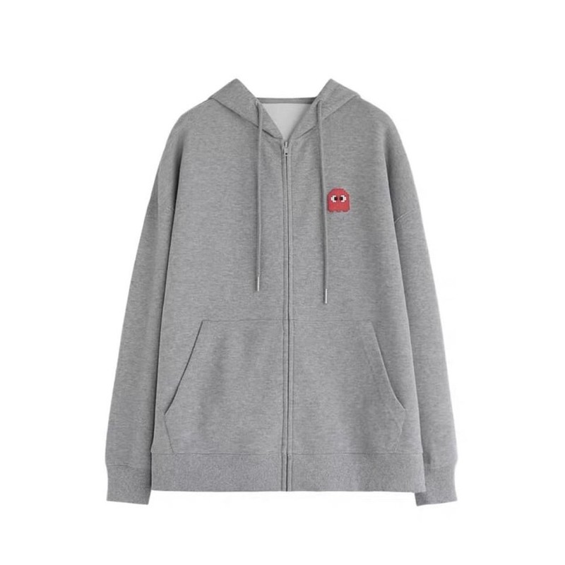 Áo khoác nỉ lót bông Pacman unisex