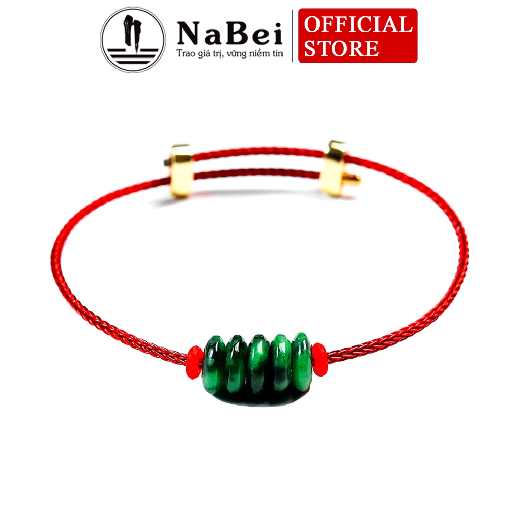Vòng Tay Đồng Điếu Ngọc Sơn Thủy Tự Nhiên Phù Hợp Mệnh Kim, Thủy, Hỏa, Thổ, Mộc NB210 - Phong Thuỷ NaBei Store