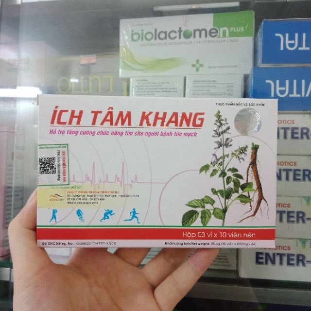 Ích Tâm Khang - Hộp 180 Viên Phòng Và Hỗ Trợ Bệnh Suy Tim - cvspharmacy