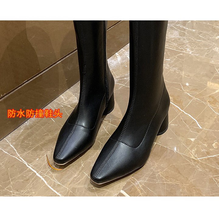 {MS 616 - CÓ SẴN} BOOTS ĐÙI NỮ -BOOT ĐÙI NỮ MŨI NHỌN GÓT VUÔNG HÀNG CHUẨN LOẠI 1 | BigBuy360 - bigbuy360.vn