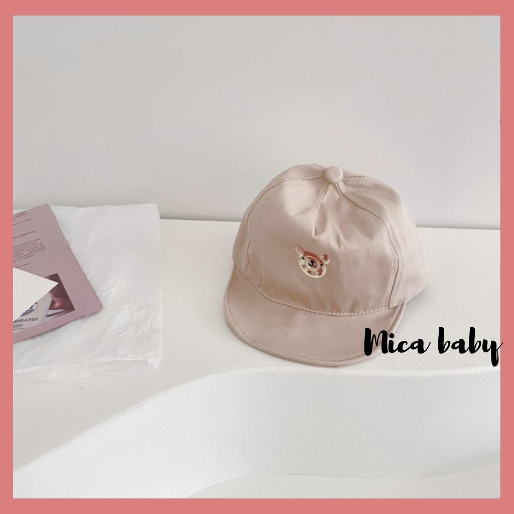 Mũ lưỡi trai mềm in hình mặt cún đáng yêu cho bé MH125 Mica Baby