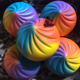 squishy bánh bao cầu vồng ( có bao bì)