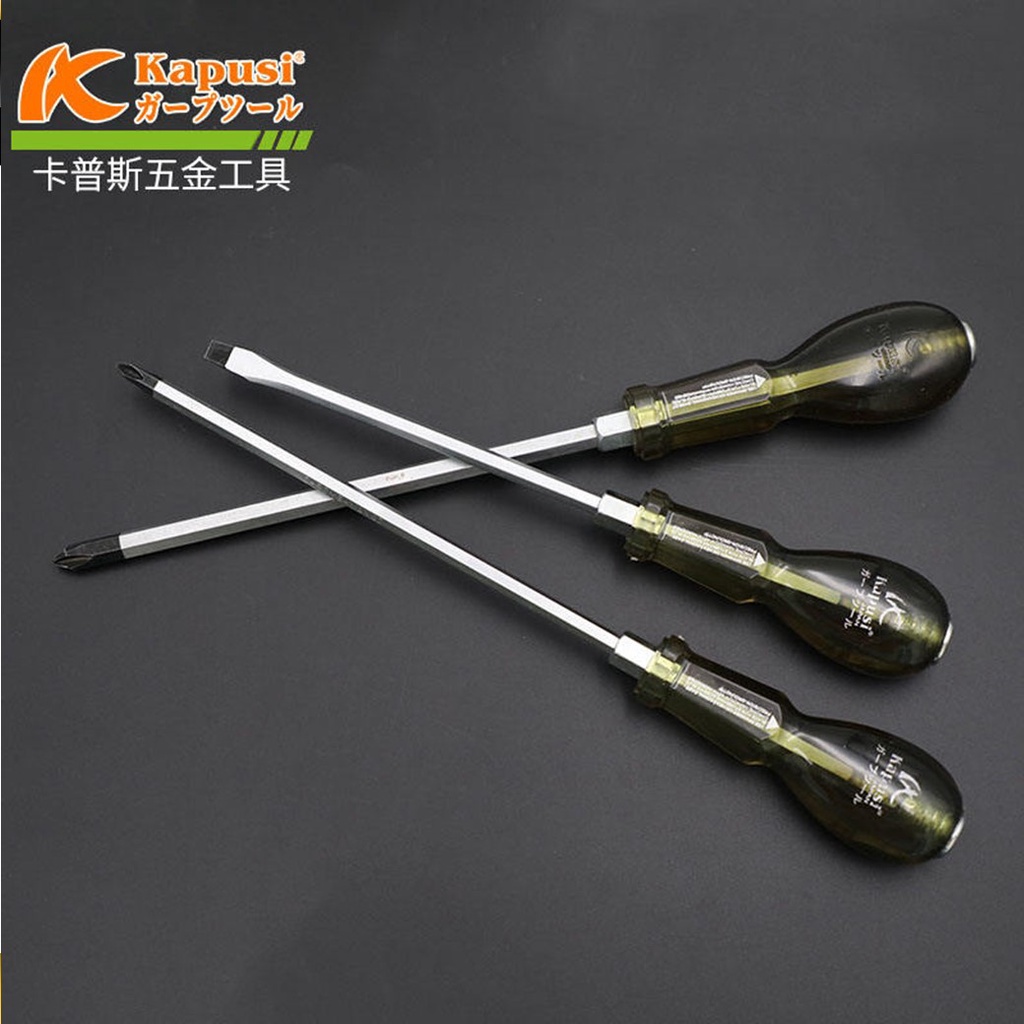 Tua Vít Đóng Tròn Dẹp Bake Loại 6Li, 8Li Đủ Size  Kapusi K-7130 / K-7131 / K-7132 / K-7133 | K-7134