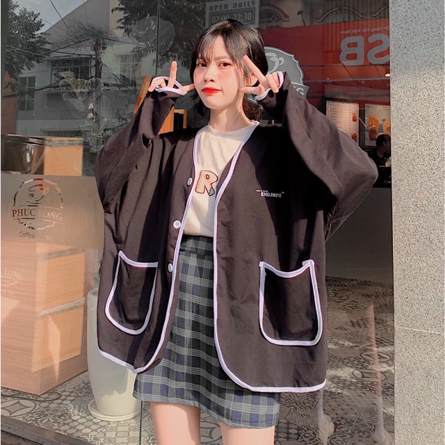 FREESHIP 50K - Áo Khoác Nỉ Jacket END Ulzzang Unisex Cadigan