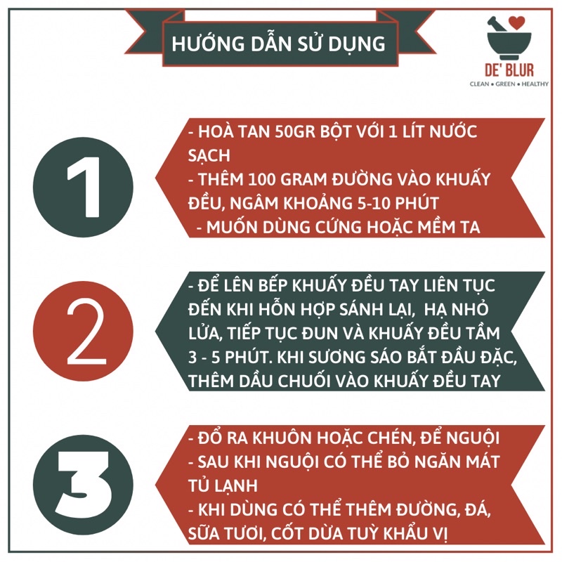 Bột Sương Sáo Đen Thuận Phát / Grass Jelly / Thùng  / Hương Vị Quê Hương / Thơm Ngon - Tiện Dụng