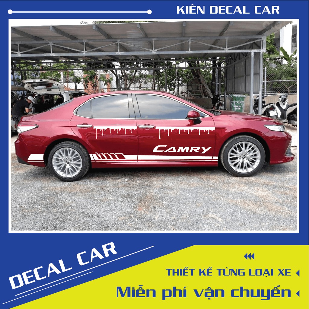 Tem  xe Toyota Camry phong cách thể thao