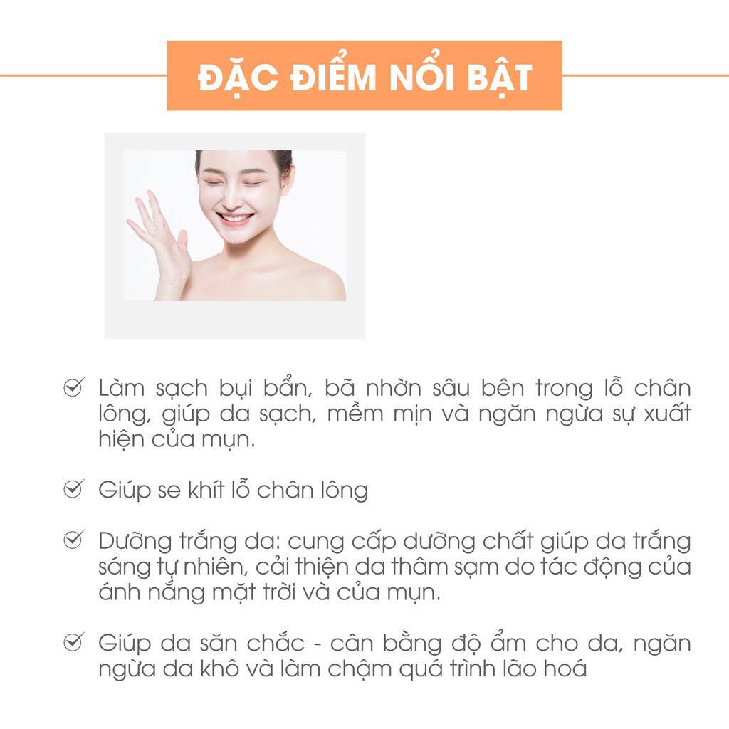 Bộ sản phẩm dưỡng trắng da mặt Acosmetics: Sữa rửa mặt trà xanh + Kem face pháp