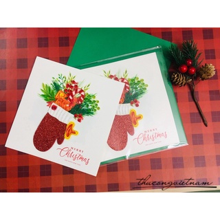 Thiệp Quilling Giáng Sinh