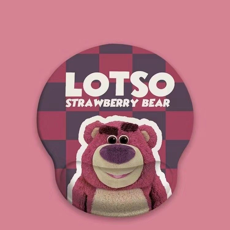 Tấm Lót Chuột Chơi Game Có Đệm Cổ Tay Chống Trượt Họa Tiết Hoạt Hình Dễ Thương Dành Cho Nữ