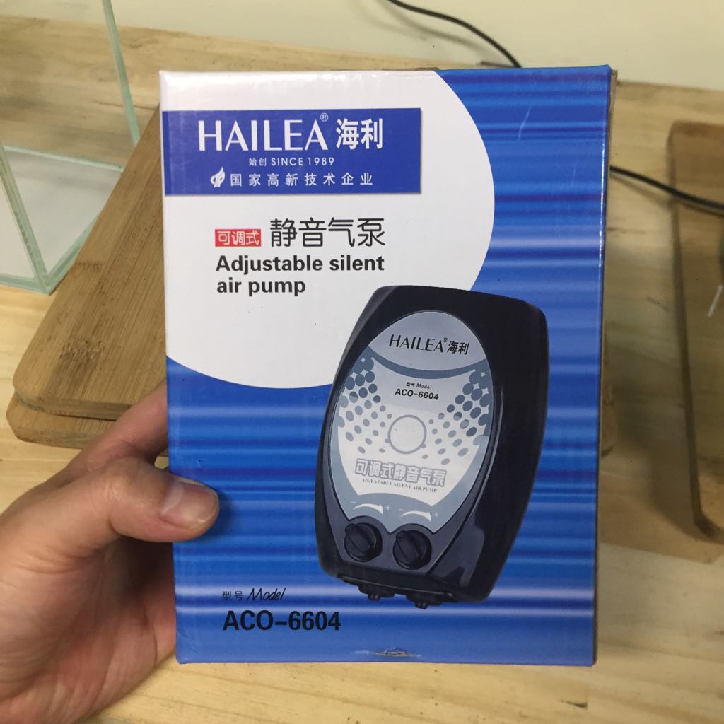 Máy Sục oxy bể cá, máy sủi oxy Hailea ACO-6602 , 6604  - Chạy siêu êm