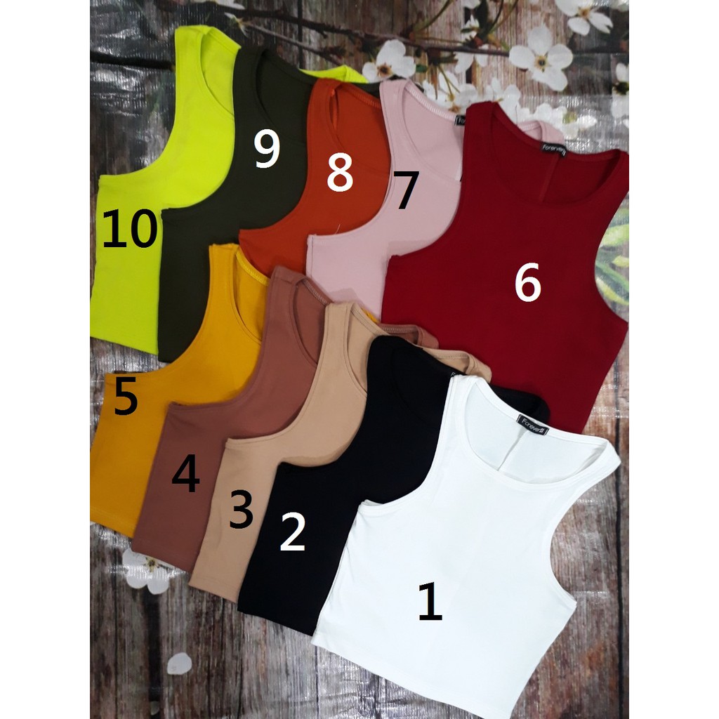 Áo thun croptop ba lỗ Basic JOY BABE thun cao cấp co giãn 4 chiều, đường may tỉ mỉ ba lo cộc tay nữ xịn đẹp nhóm CROB 1