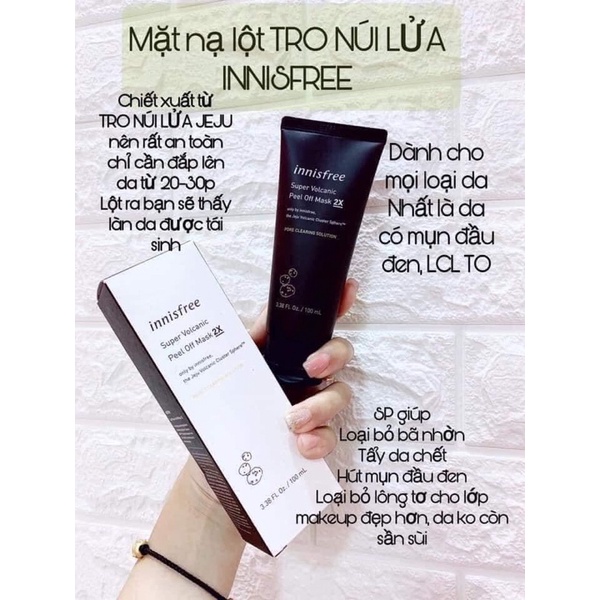 Mặt nạ lột innisfree peel off mask 100ml đủ bill