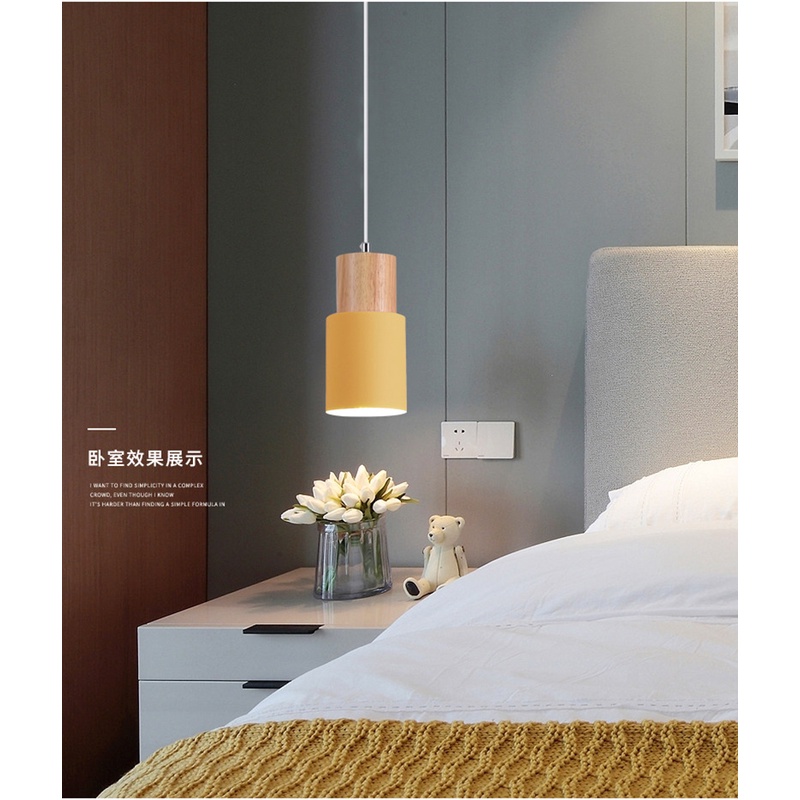 Đèn LED Treo Trần Nhà Kiểu Dáng Đơn Giản Phong Cách Bắc Âu