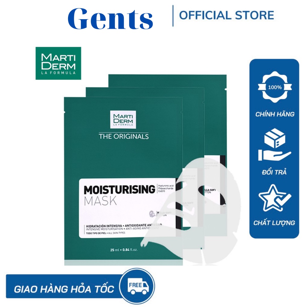 Mặt Nạ Giấy Martiderm The Originals Moisturising Mask ( Lẻ 1 Miếng ) GentsOfficialStore